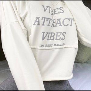 Reflective sweatshirt